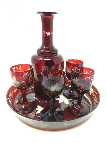 Service liqueurs cristal - service,