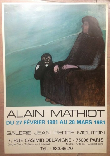 Alain mathiot 1981 - mathiot, affiche