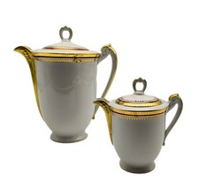 Service café porcelaine blanc