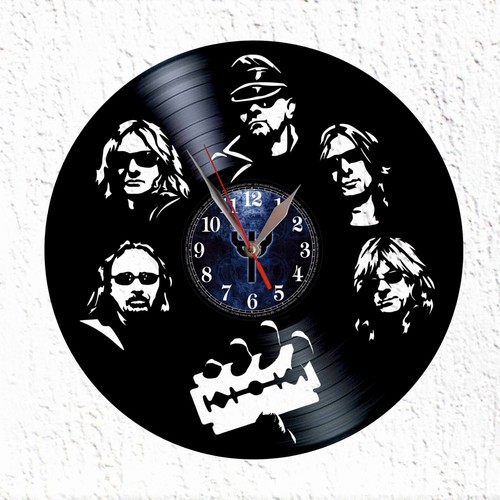 Montre murale vinyle - en,
