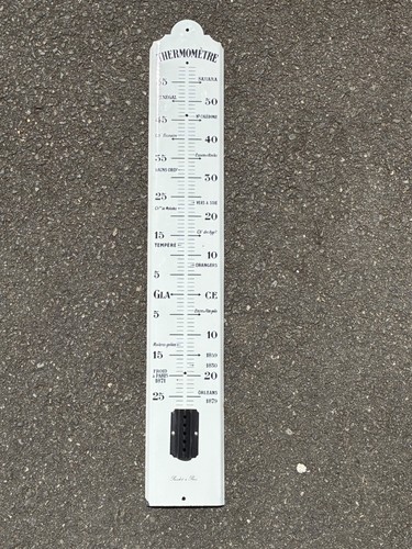 Plaque thermomètre - plaque,