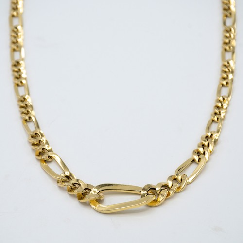 Collier chaîne jaune 18 - collier, or