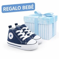 Converse bébé bleu