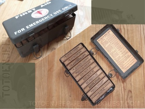 Caisse medical first aid - medical, 12u