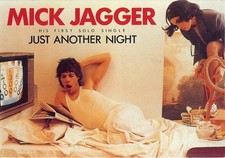 Carte Postale Postcards Chanteur MICK JAGGER Just Another Night