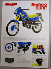 MOTO CYCLOMOTEUR  MALAGUTI ENDURO MDX  DUNE CATALOGUE BROCHURE 1980  PROSPECTUS