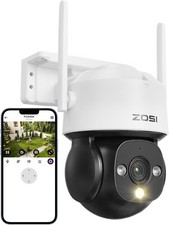 ZOSI Caméra de Sécurité WiFi Extérieure 1080P 360° Caméra PTZ sans Fil WIFI C290
