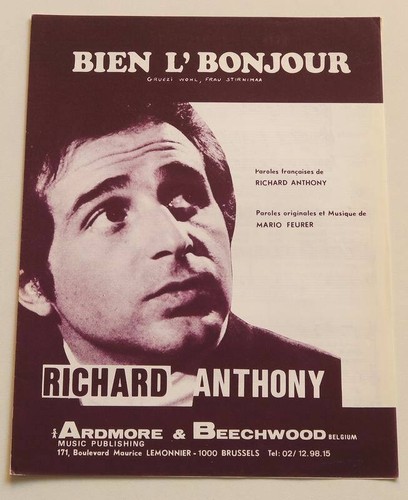 Partition vintage sheet music
