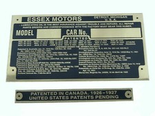 Vintage Voiture Essex Motors