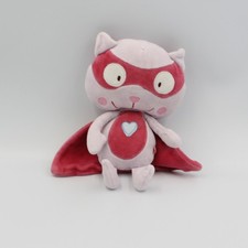 Doudou Nina le chat masqué rose DPAM - 28532