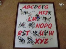 Tableau brodé 38X32