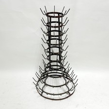 Ancien If Hérisson Egouttoir Sèche Bouteilles - Métal Design 1900