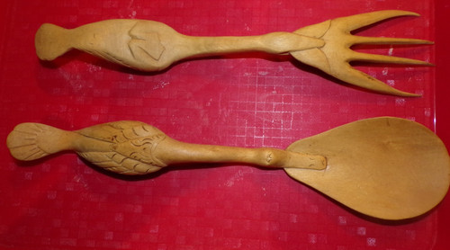 Couvert bois forme canard - forme,