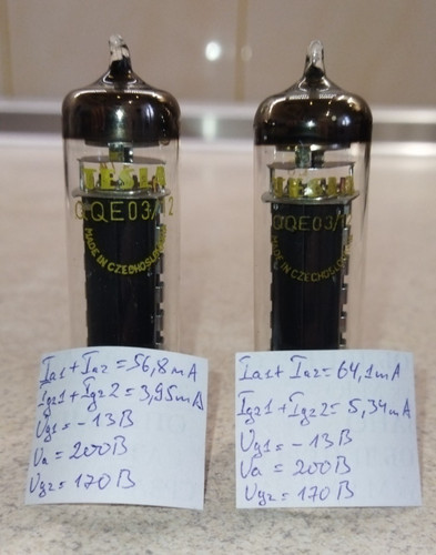 Qqe03 tesla matched pair - qqe03/12,