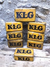 Lot ancienne boite KLG Bougie