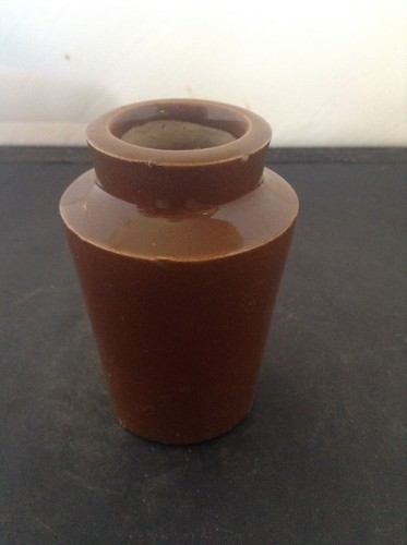 Pot grès marron - pot,