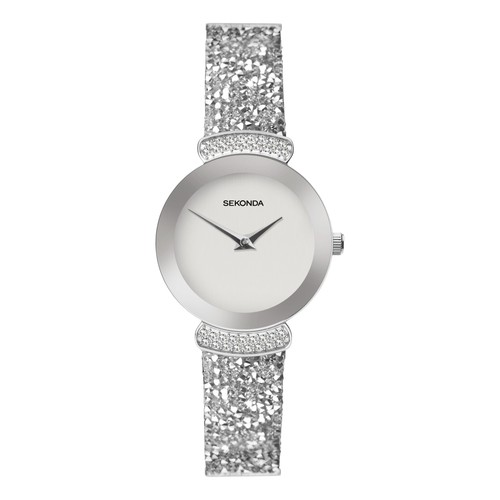 Sekonda dames cuir blanc et - en,
