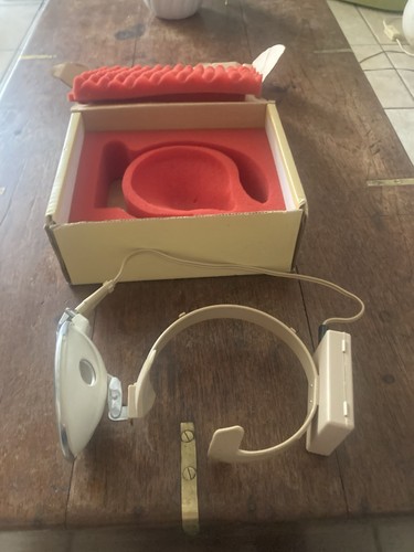 Ancienne lampe frontale miroir