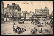 CPA Reims, La Place de Marché