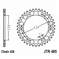 Couronne JT 485 Z46 GILERA 125
