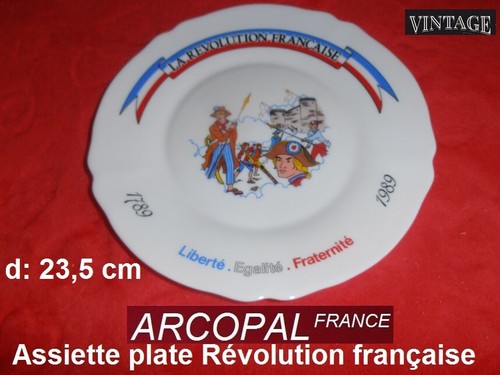 Arcopal france assiette plate - arcopal,
