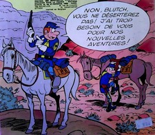 Lot 7 BD vintage souples Les Tuniques bleues