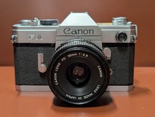 Canon FX avec objectif 35mm 1 : 2.8