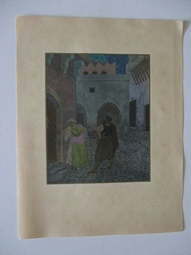 Gravure litho ancienne léon - gravure,
