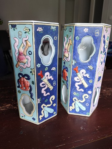 Vases porte perruques - porte,