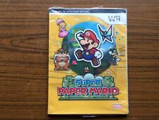 GUIDE DE STRATÉGIE OFFICIEL SUPER PAPER MARIO NINTENDO WII NEUF SOUS BLISTER FR