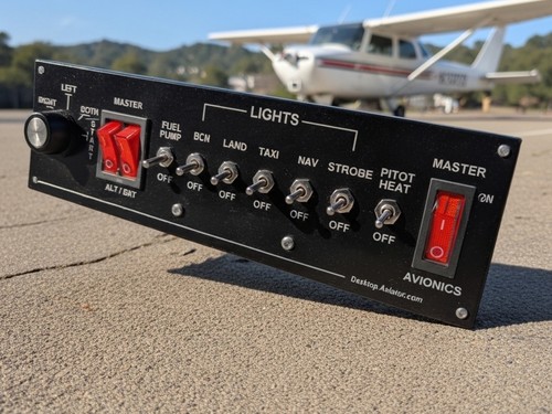Cessna switch panel - "cessna,