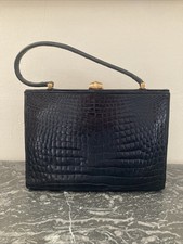 Sac Vintage En Croco Kirby And Beard Paris - sixties