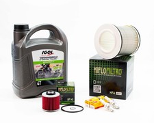 Kit Révision Filtres Bougies pour YAMAHA TDM 850 de 1996 à 2001 IGOL EVO 10W40