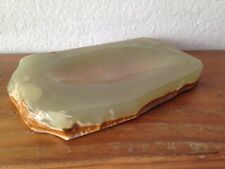 superbe VIDE POCHE / CENDRIER EN PIERRE D' ONYX   très belle pièce  VINTAGE 