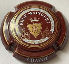 Capsule de Champagne MAINGUET René (5. fond bordeaux)