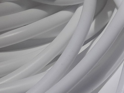 Tube anguillon souple blanc - tube,