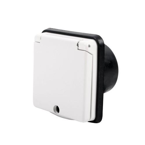Awning socket 220v - socket, white
