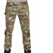 Worldshopping4U Pantalon de tir BDU pour homme avec genouillères Multicam MC ...