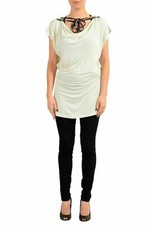 Maison Margiela 1 Women's Ivory Sleeveless Tunic Top US M IT 42