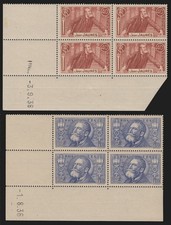 n°318/319, bloc de quatre