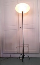 Japonais, lampadaire vintage porte-revues.