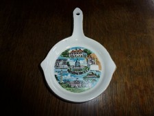 PETITE POELE EN FAIENCE VERNISSEE SOUVENIR WASHINGTON