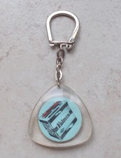 Ancien porte clefs clés vintage batterie FULMEN Garage Petroliana 60s plastic #2