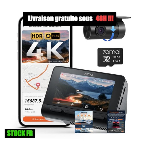 Dashcam 70mai a800se double - dashcam,