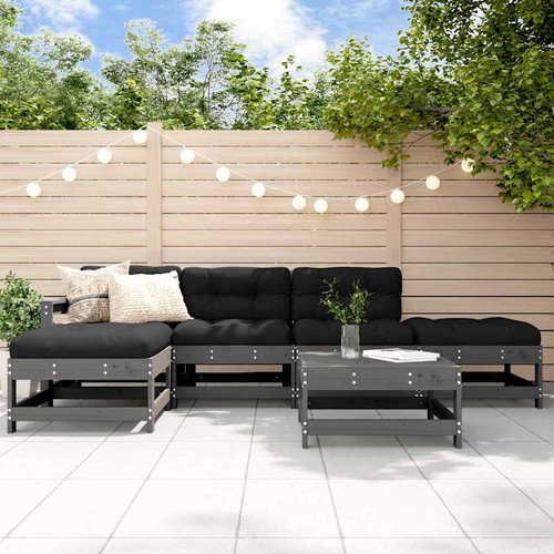 Salon jardin avec coussins - salon,