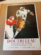 AFFICHE DOUTRELEAU GALERIE DE