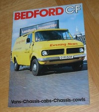 Bedford CF Brochure 1977-1978