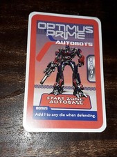 Transformers risk jeu remplacement carte leader rouge de rechange