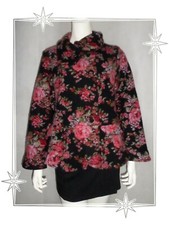 H - Veste Fantaisie Noire Rose