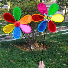 3 Pcs Girouette Jouet Moulinet